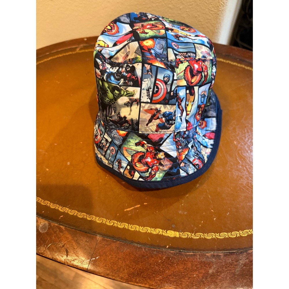 Marvel‎ Comics Bucket Hat Superheroes Hulk Captain America Iron Man Print
